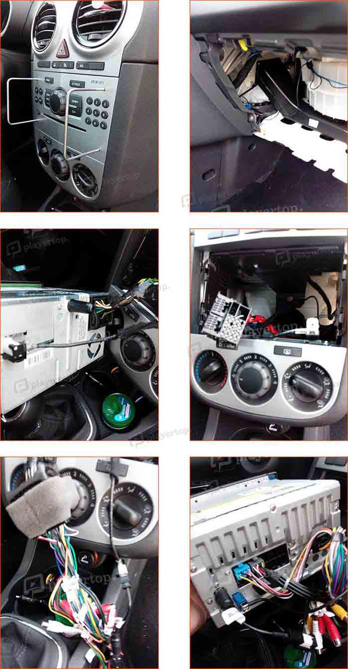 montage autoradio opel corsa 2011